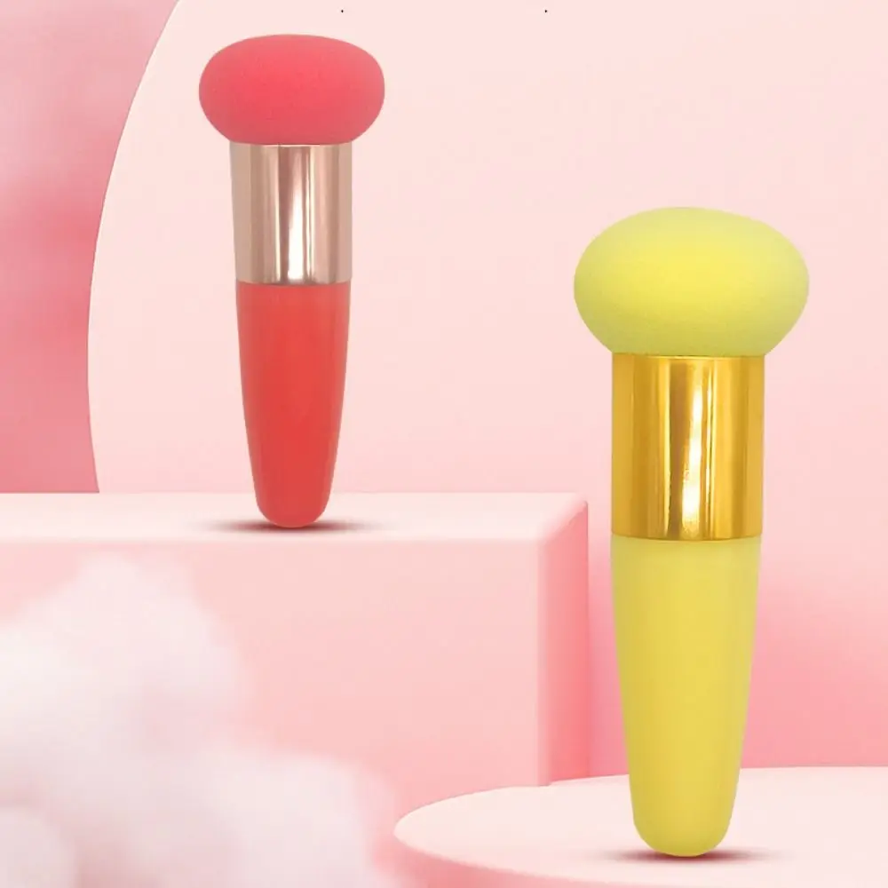 

Mini Both Wet And Dry Latex Material Mushroom Shape Beauty Pen Makeup Tool Powder Puff Stick Cotton Pad