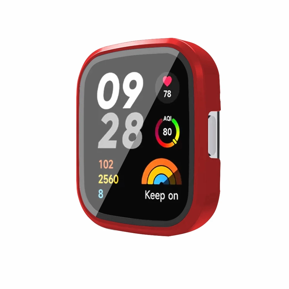 

Watch Cover For Xiaomi Redmi Watch 3 Hard PC Case Tempered Glass Full Covage Shell Frame Bumper For Redmi Watch3 Anti-scratch