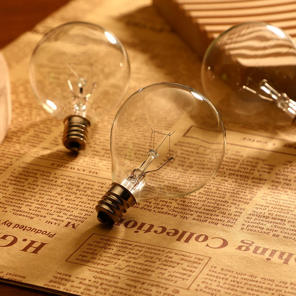

5 Pcs Easy Mount Aroma Lamp Bulb Light Replacement Fragrance Bulbs Accessories Glass