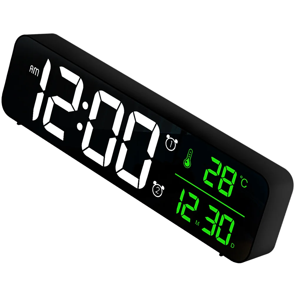 

Clock Alarm Bedsidedigital Led Use Daily Mute Desktop Lamp Light Display Tablemultipurpose Novel Electronic Bedroom Teens Desk