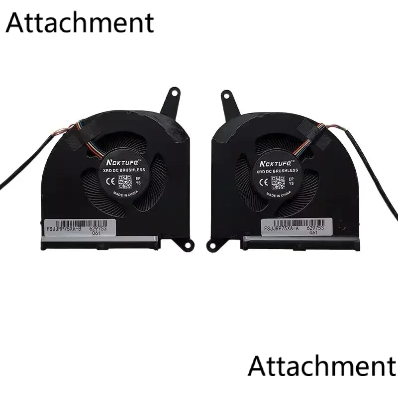 1 шт. охлаждающий вентилятор для ноутбука Gigabyte AERO 15 OLED SA 17 15XA 15XB P75 P77 RP75XA RP77XA PLB07010S12HH