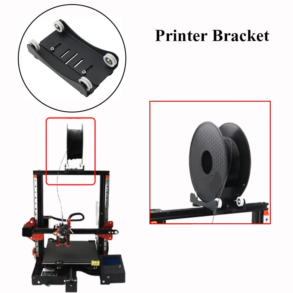 

For Ender-3 CR-10 Metal 3D Printer Accessories 3D Printer Parts Material Rack Consumable Wire BracketFor Ender-3 CR-10