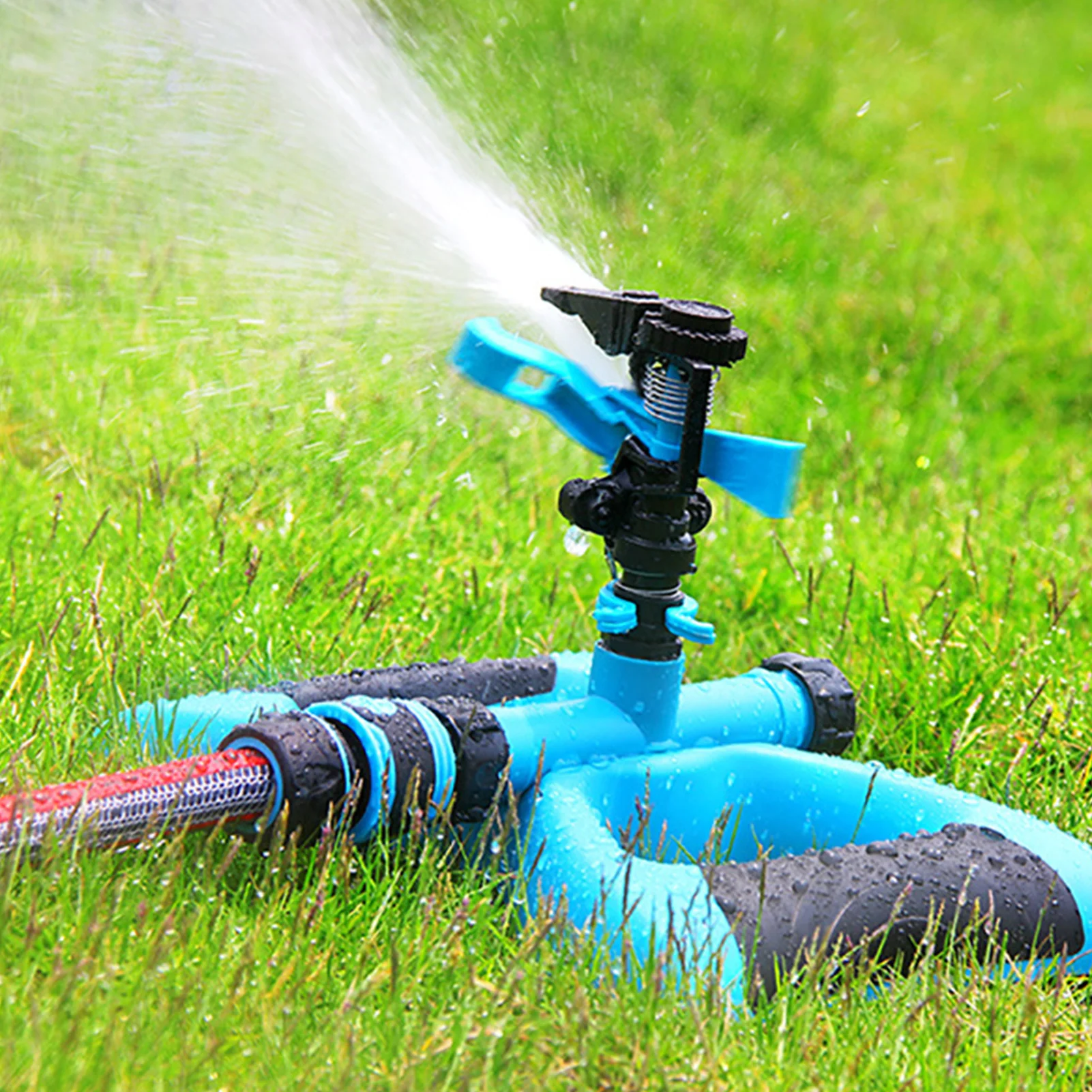 

Lawn Garden Sprinkler Automatic 360 Rotating Adjustable Large Area Coverage Water Sprinkler Nozzle Irrigation Supplies