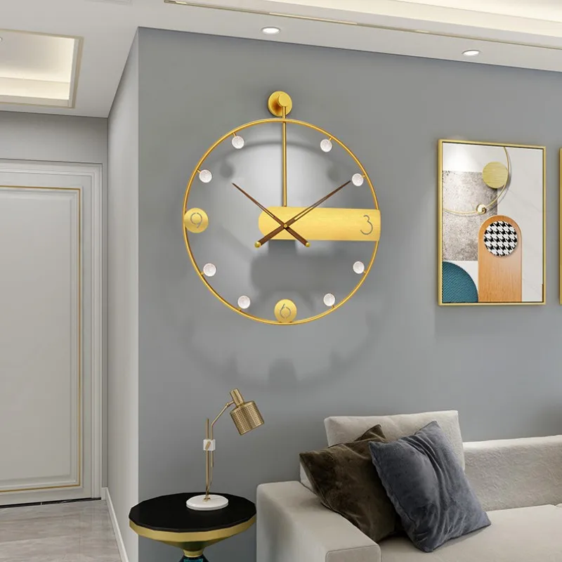 

Home Wall Clock Modern Design Living Room Decoration Clock Fashion Creativity Spanish Iron Art Decor Clocks Garden