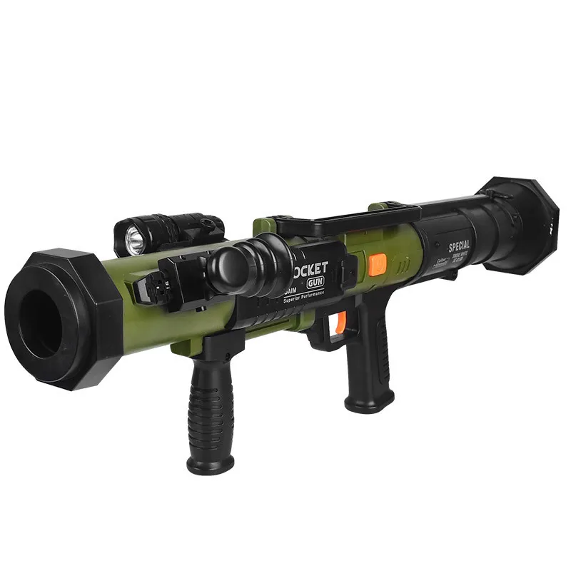 

RPG Howitzer Toy Gun Soft Bullet Blaster Manual Armas Weapon Model Toy For Adults Kids Boys CS Fighting