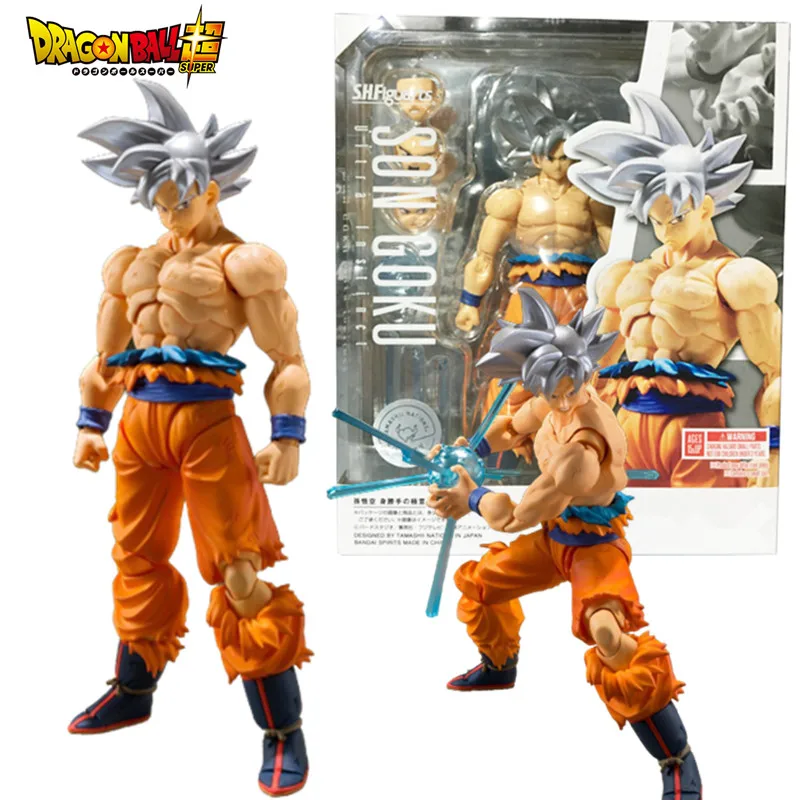 

Dragon Ball Z Shf Super White Haired Son Goku Action Figure Migatte No Goku 16cm Pvc Anime Collection Model Figurine Toy Gift