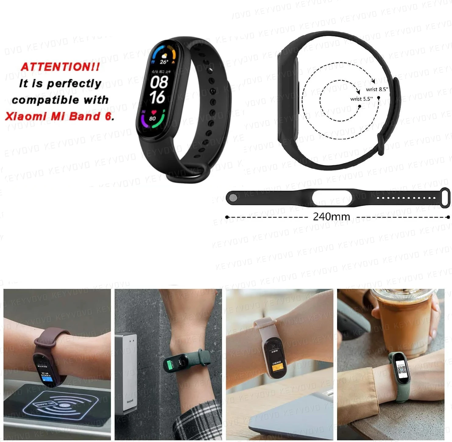 Ремешок для Xiaomi Mi Band 5 6 nfc силиконовый сменный Браслет Для цветной ремешок из ТПУ