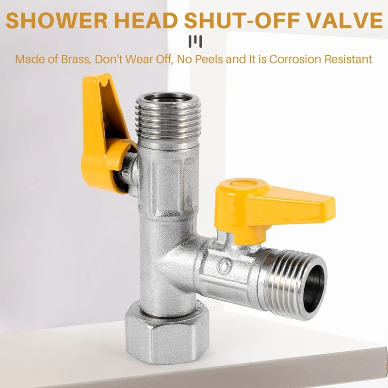 Латунный переключатель воды 3-ходовой переключающий клапан для душа Т-адаптер