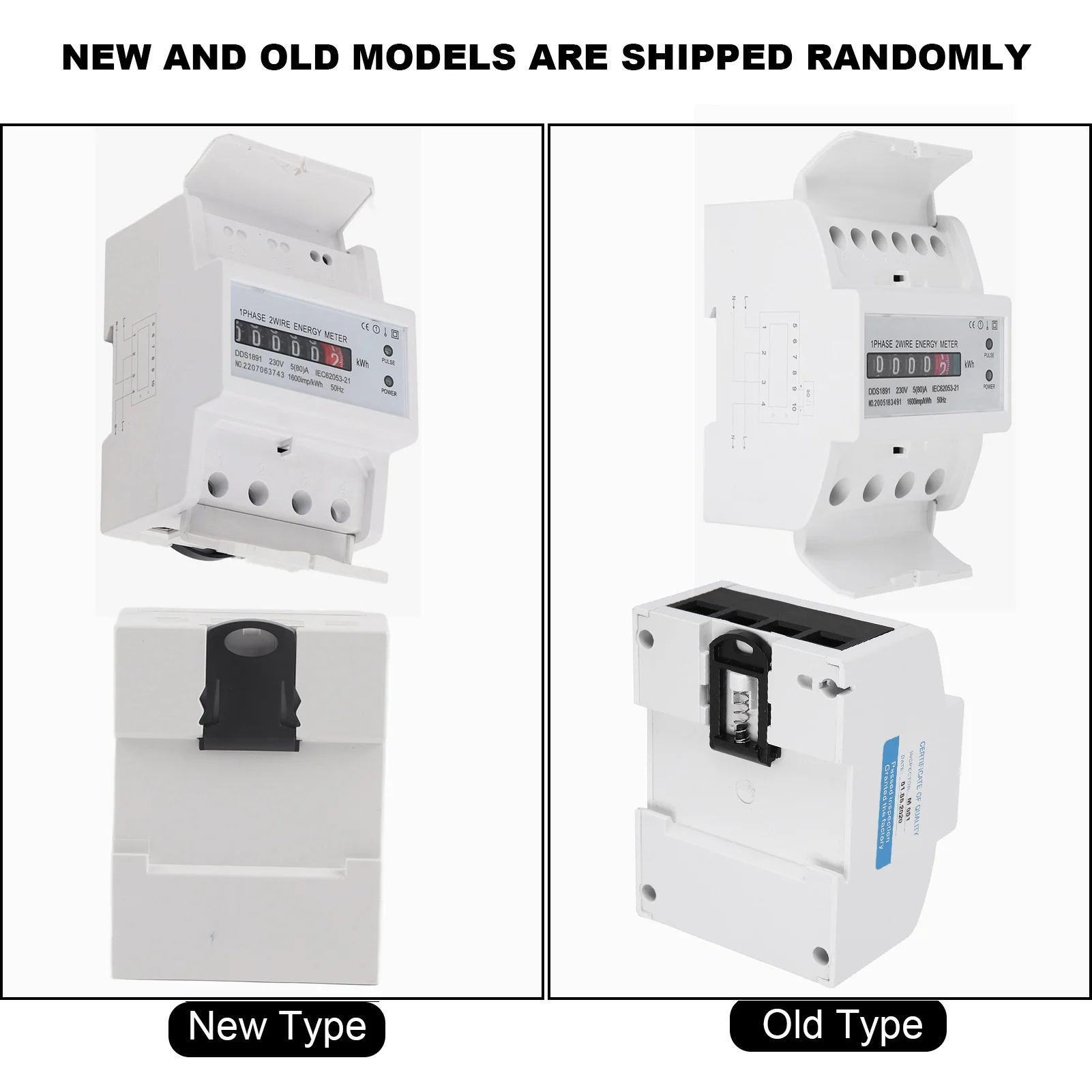 ZK20 DDS1891 Однофазный счетчик энергии 4P Высокоточный на электрической рейке