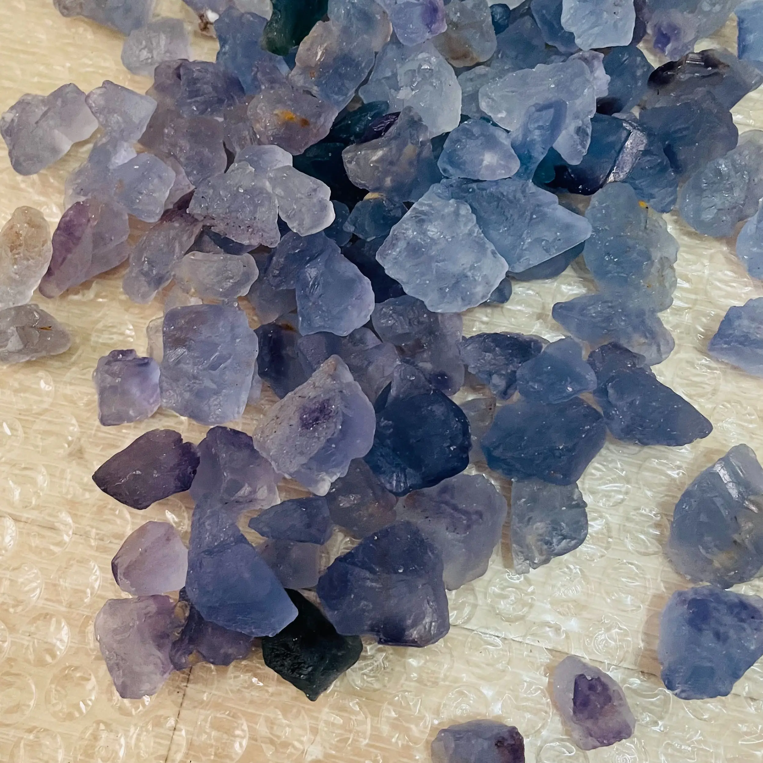 

1000g Natural High Quality Blue Fluorite Raw Stone Large Particle Incense Expanding Stone Crystal Raw Stone Home Decoration