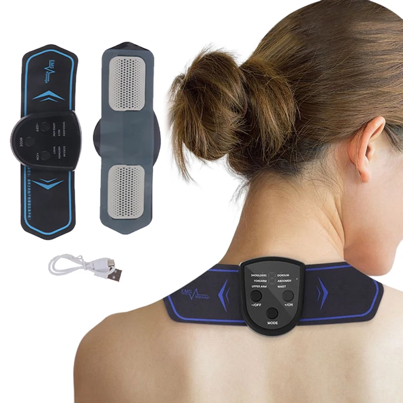 

Массажер Электрический шейный портативный для облегчения боли в мышцах и плеч