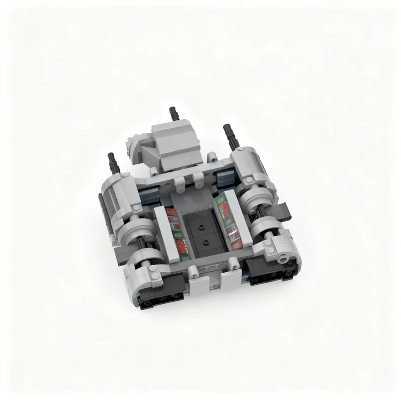Фото 709 деталей MOC, модель космического корабля-шаттла Т-2с класса «Тета», строительные блоки, рождественский подарок, коллекция, художественное творчество, идея для подарка на день рождения, DIY. №3