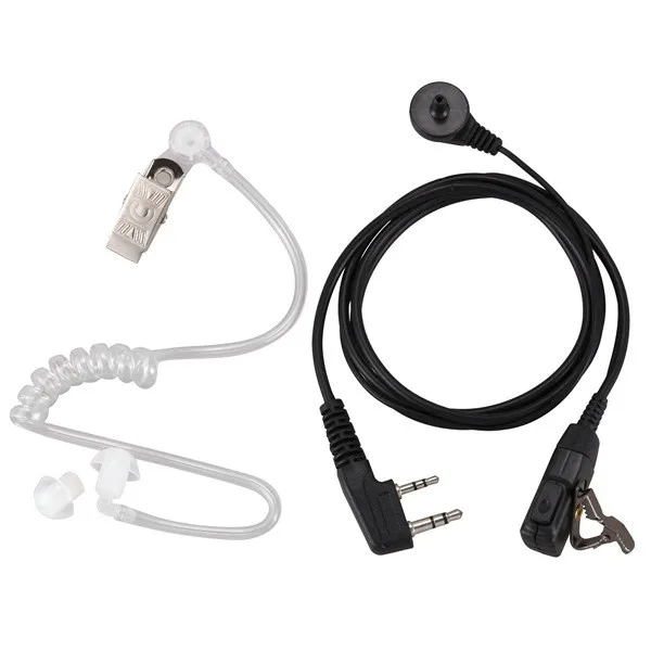 

2PIN K Head Intercom Air Duct Earphone Radiation Proof Earphone Earplug Earphone Mobile Phone Air Duct Earphone Straight Plug