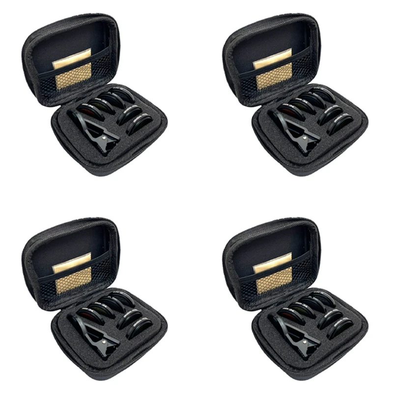 

4-кратный объектив для аквариума, фильтр для объектива камеры телефона 6 в 1, макрообъектив, желтый фильтр для объектива, коралловый риф, аквариумная фотография