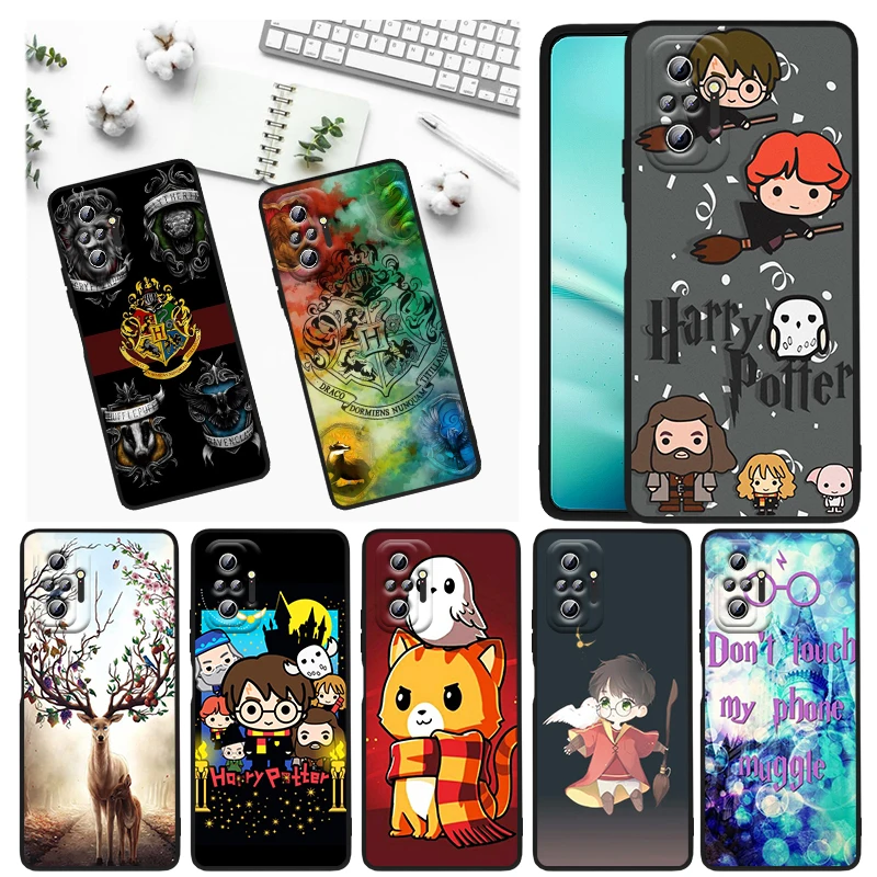 

Wand Harries Cool Potters Phone Case For Xiaomi Redmi Note 11E 11S 11 11T 10 10S 9 9T 9S 8 8T Pro Plus 5G Black Funda Cover