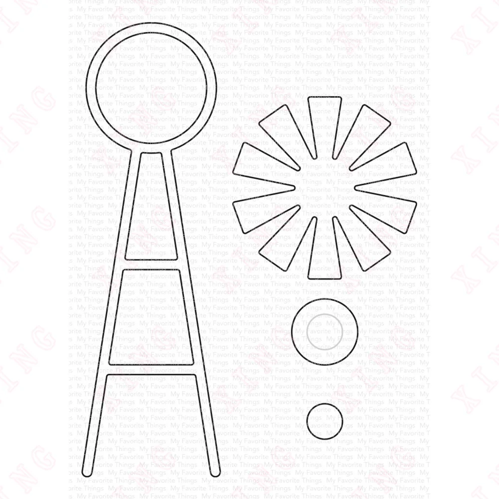 

Newest 2022 Scrapbook Decoration Embossing Template Diy Greeting Card Handmade Craft Reusable Molds Windmill Metal Cutting Dies
