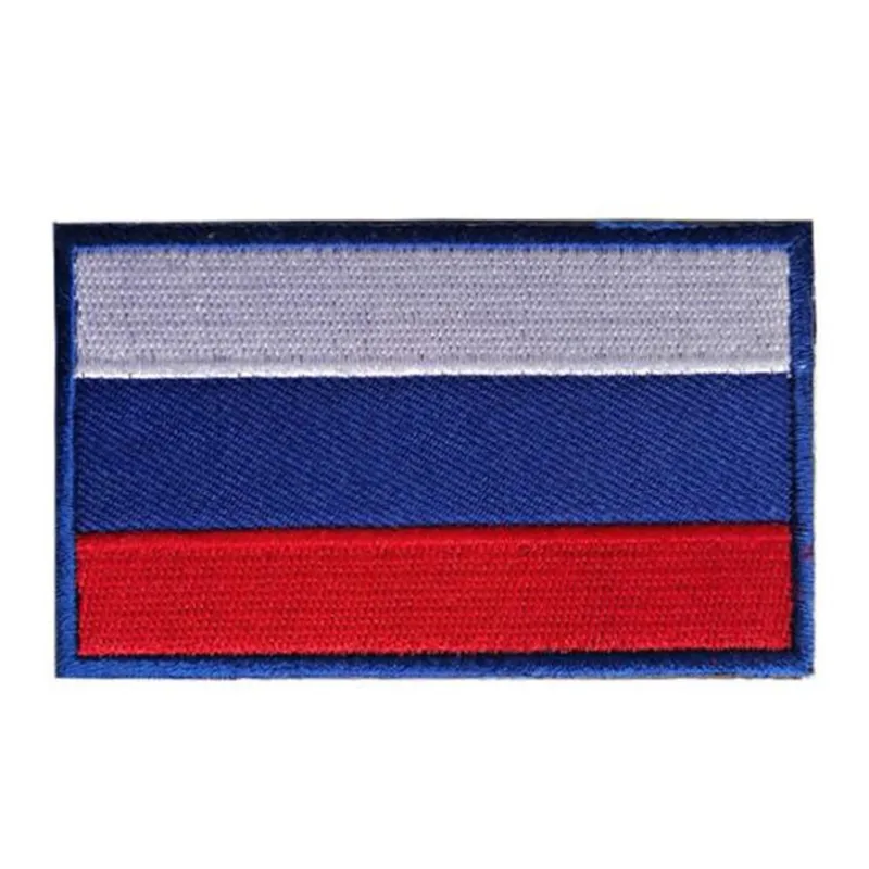 

Embroidery Flag Badges Hook and Loop Russia patch for clothes Cap Backpack Deal with it Strange things Stickers