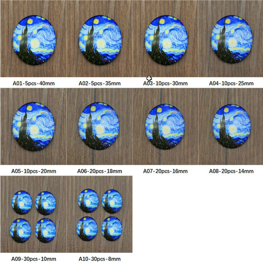 

New Arrival Starry Sky Charms For Jewelry Making Gifts For Women