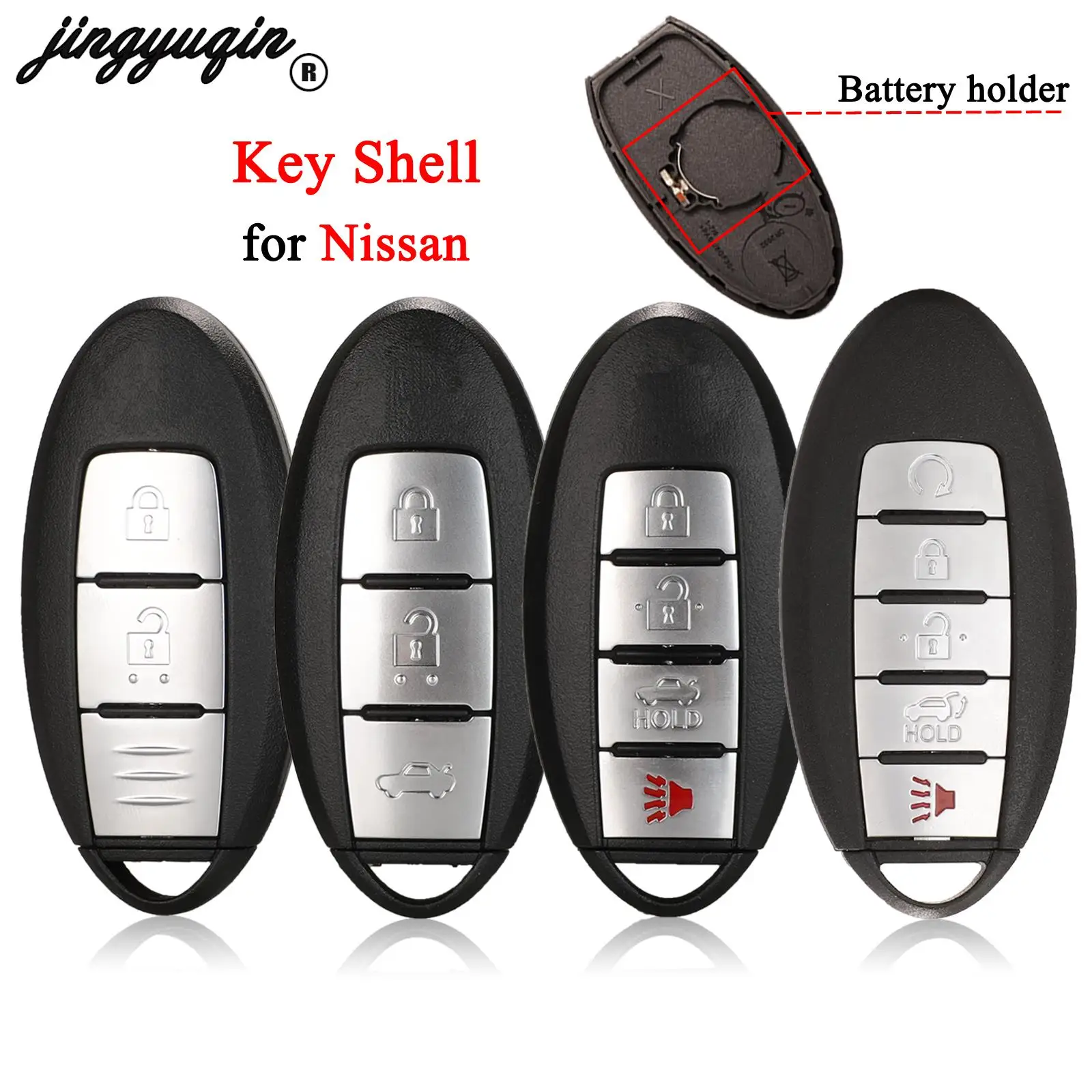 Jingyuqin чехол для дистанционного ключа автомобиля
