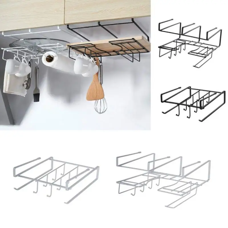

Kitchen Toilet Paper Towel Rack Cabinets Punch-free Pot Cover Cutting Board Shelf Hanging Bathroom Toilet Stand Storage Rack