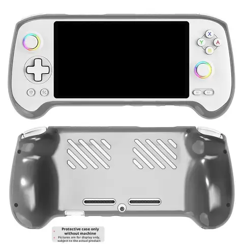 Защитный чехол подходит для машины Anbernic RG557, защитный чехол из ТПУ, охлаждающий прозрачный противоударный чехол, защитный рукав