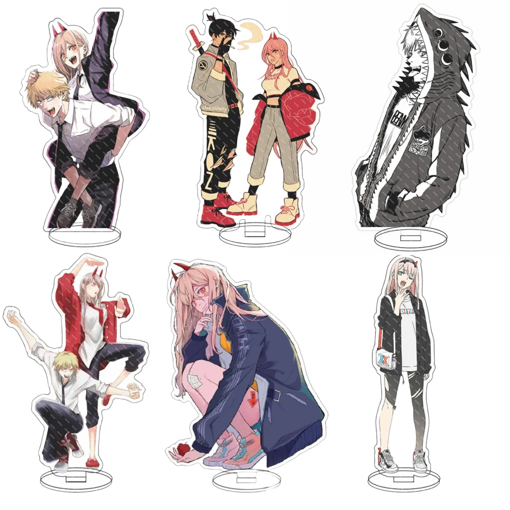 Новинка фигурка в стиле аниме Человек с Бензопилой держатель для пластины