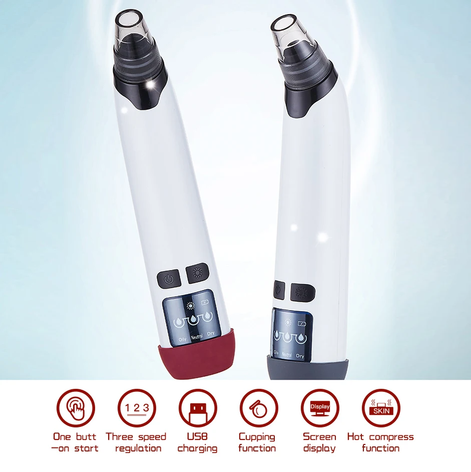 

Blackhead suction artifact electric suction to remove nasal acne acne suction device pore cleaning small bubble instrument