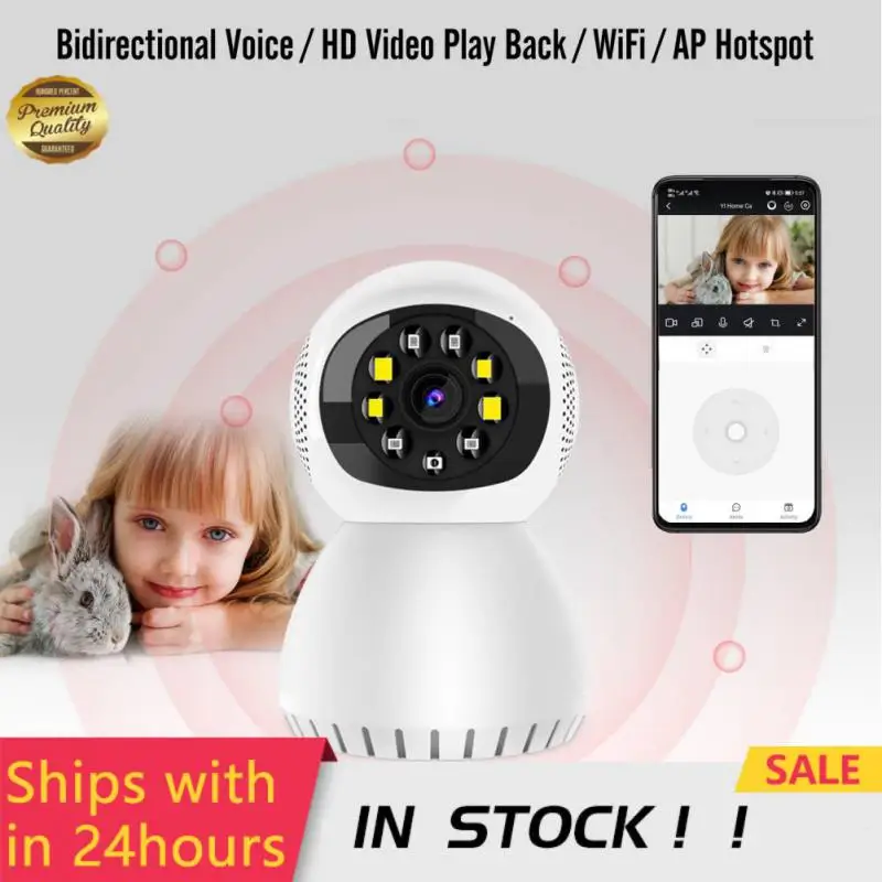 

5G Camera 1080P Surveillance Camera With Wifi IR Night Vision Motion Detection Two Way Audio Home Security Smart Video Camera