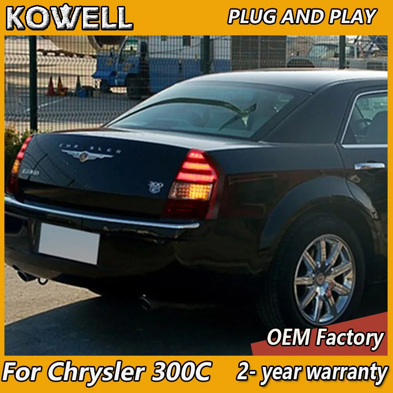 

Car Styling for Chrysler 300C Rear Lights Taillights 2005-2010 300C Tail Light LED Dynamic Turn Signal DRL Brake Lights