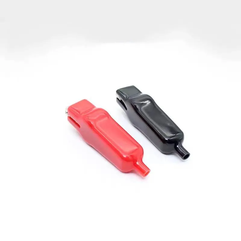 2 шт. электрические зажимы-крокодил в оболочке 20 А