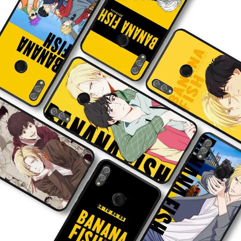 

Funny Japan Anime Banana Fish Phone Case For Huawei Honor 10Lite 10i 20 8x 10 Funda for Honor9lite 9xpro Coque
