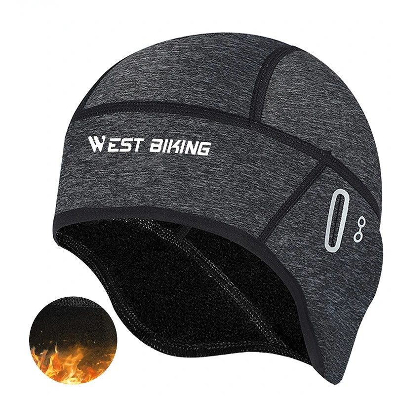 

Зимняя флисовая велосипедная шапка, ветрозащитная подкладка для шлема для бега, лыжного спорта, горного велосипеда, езды на мотоцикле, Мужская