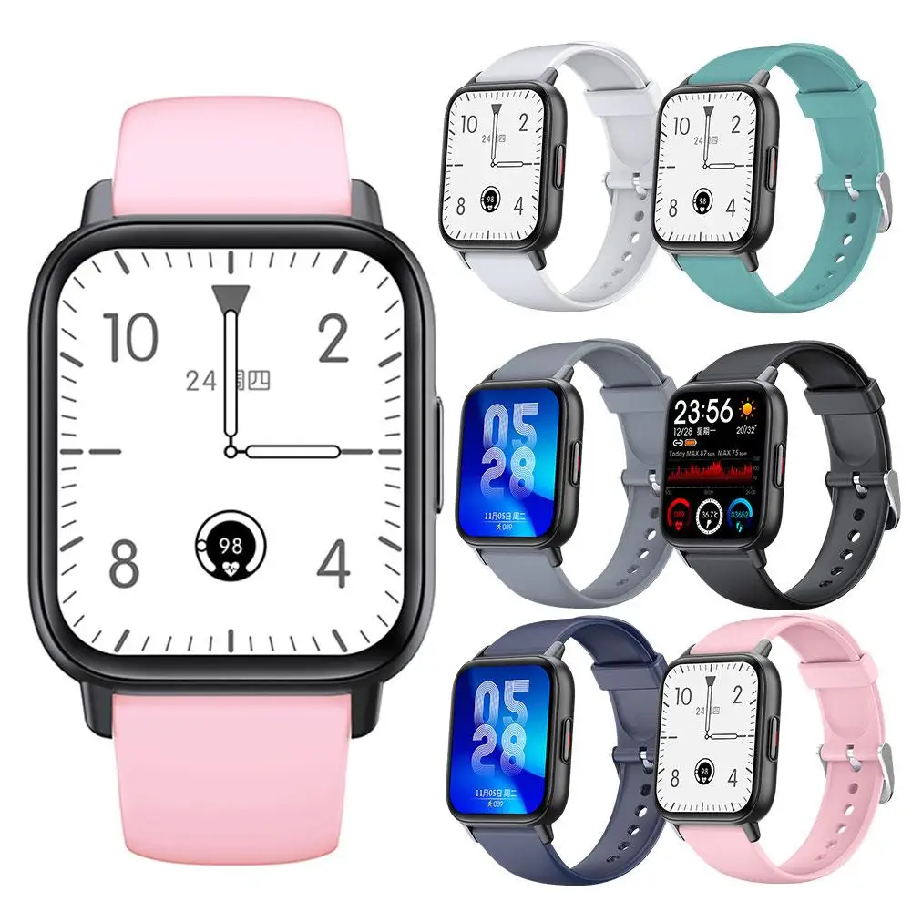 

QS16 Pro Smart Watch Men Body Temperature Full Screen Smartwatch Rate Clock Oxygen PK Heart Monitor Women P8 Q9U6