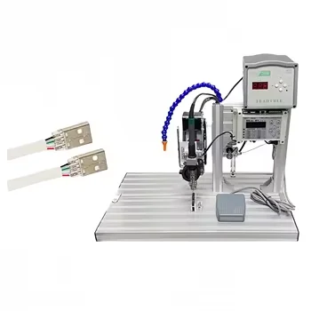 Полуавтоматическая машина для пайки проволоки изготовления паяльной оловянная