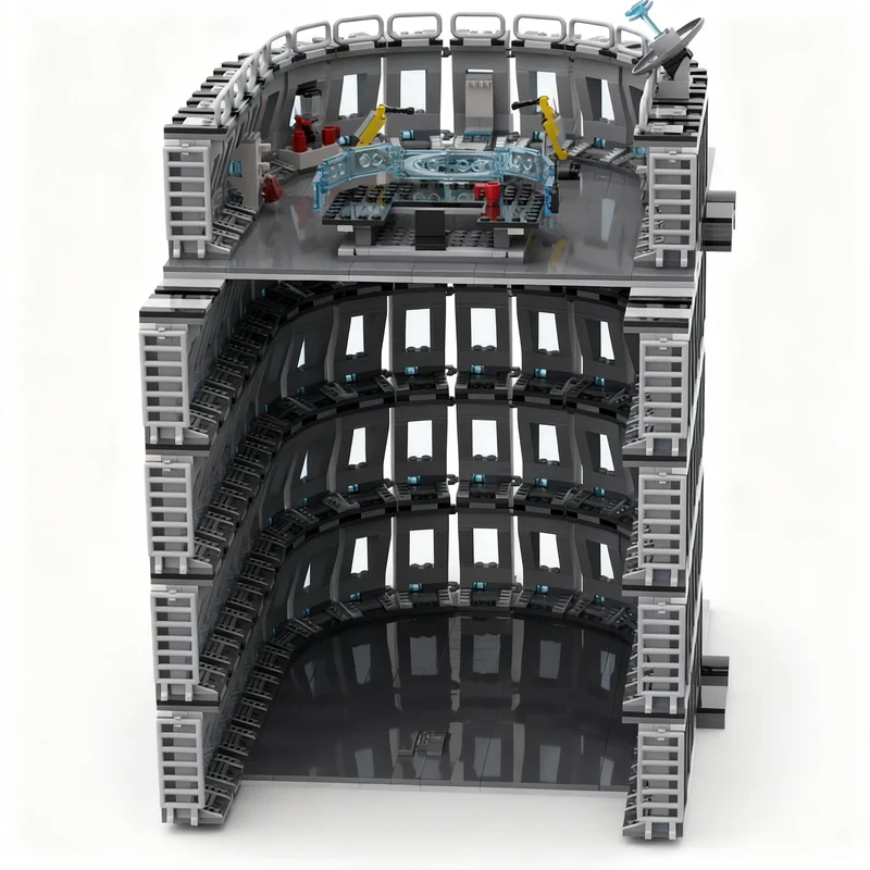 2532 детали MOC. Супергерои Marvel. Железный костюм. Расширенная модель для сборки. Подарок на Рождество. Архитектурная коллекция. Поделка. (art.: 3920dcd4e098b) - 3920dcd4e098b
