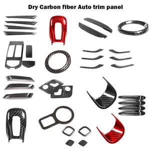 Dry carbon fiber Car decorative Interior panel Sticker For Maserati Ghibli Levante Quattroporte