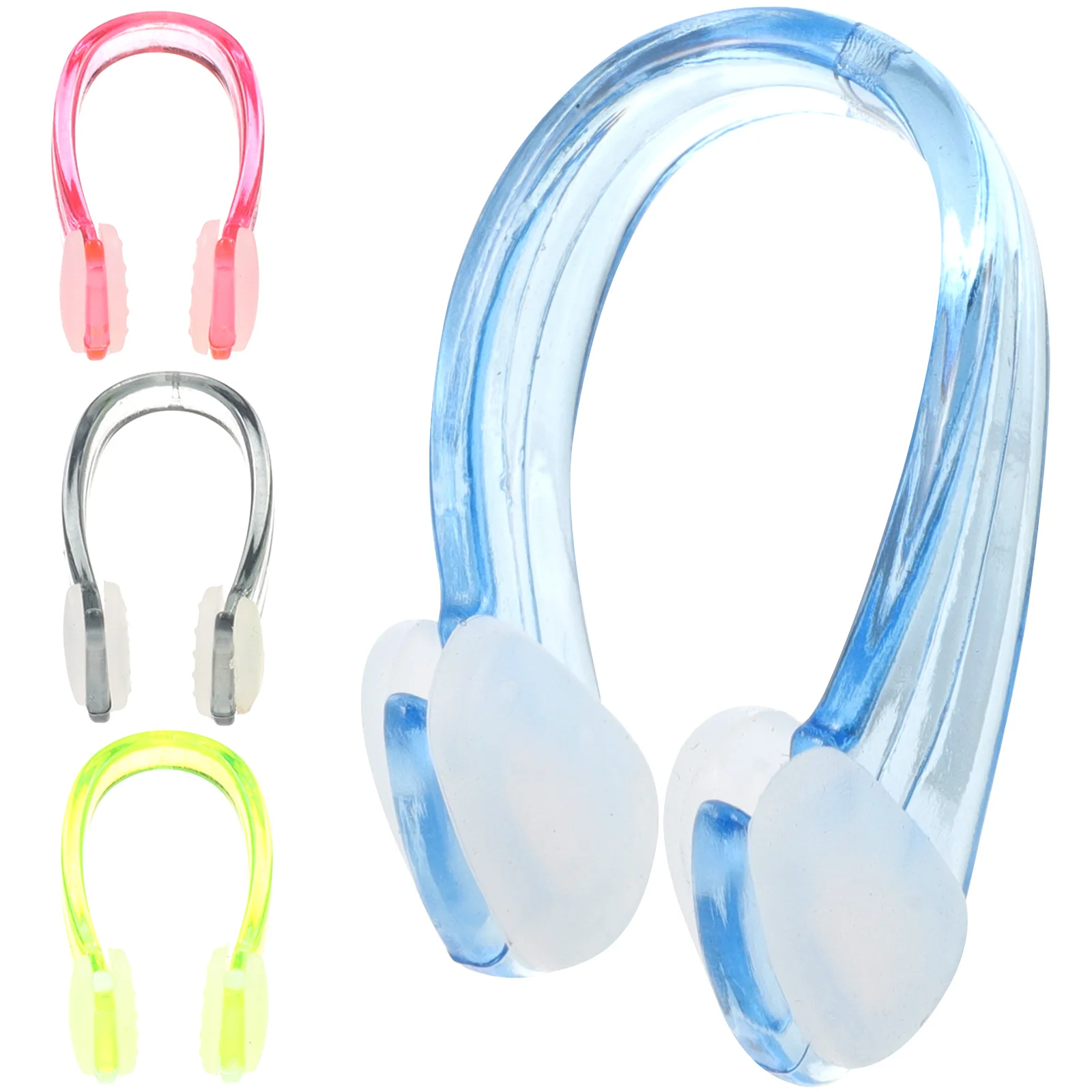 

4 Pcs Swimming Nose Clip Ear Plugs Kids Clips Children Diving Adult Accessories Anti-skid Nonskid