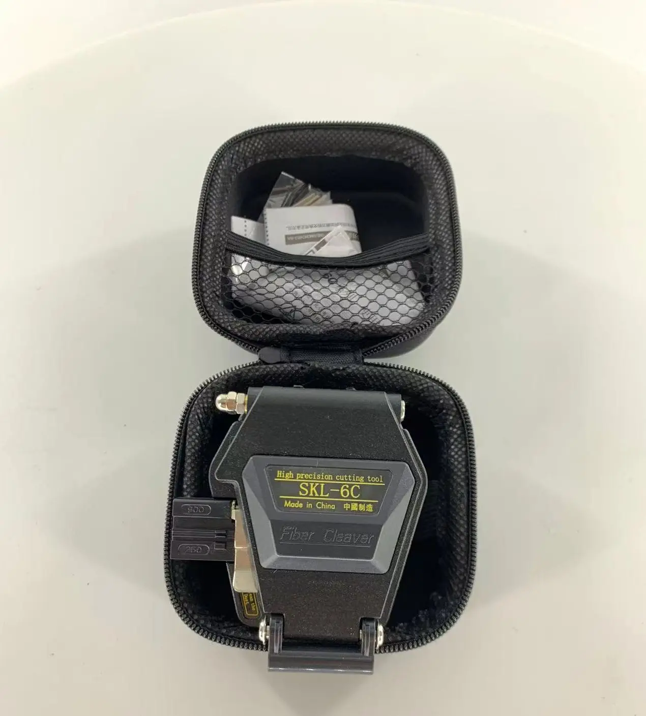 Fiber cleaver SKL-6C Cable Cutting Knife FTTT Fiber Optic Knife Tools cutter High Precision Cleavers 16 surface blade