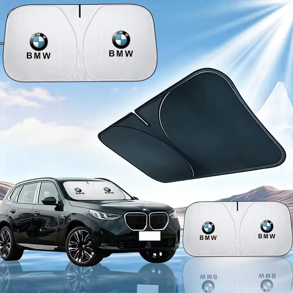 Фото Солнцезащитный экран для лобового стекла автомобиля BMW E46 E90 E87 E60 E36 E92 E39 E61 E30 E91 E34 E93 E70 E53 E83 E28 E62, защита от УФ-излучения №1