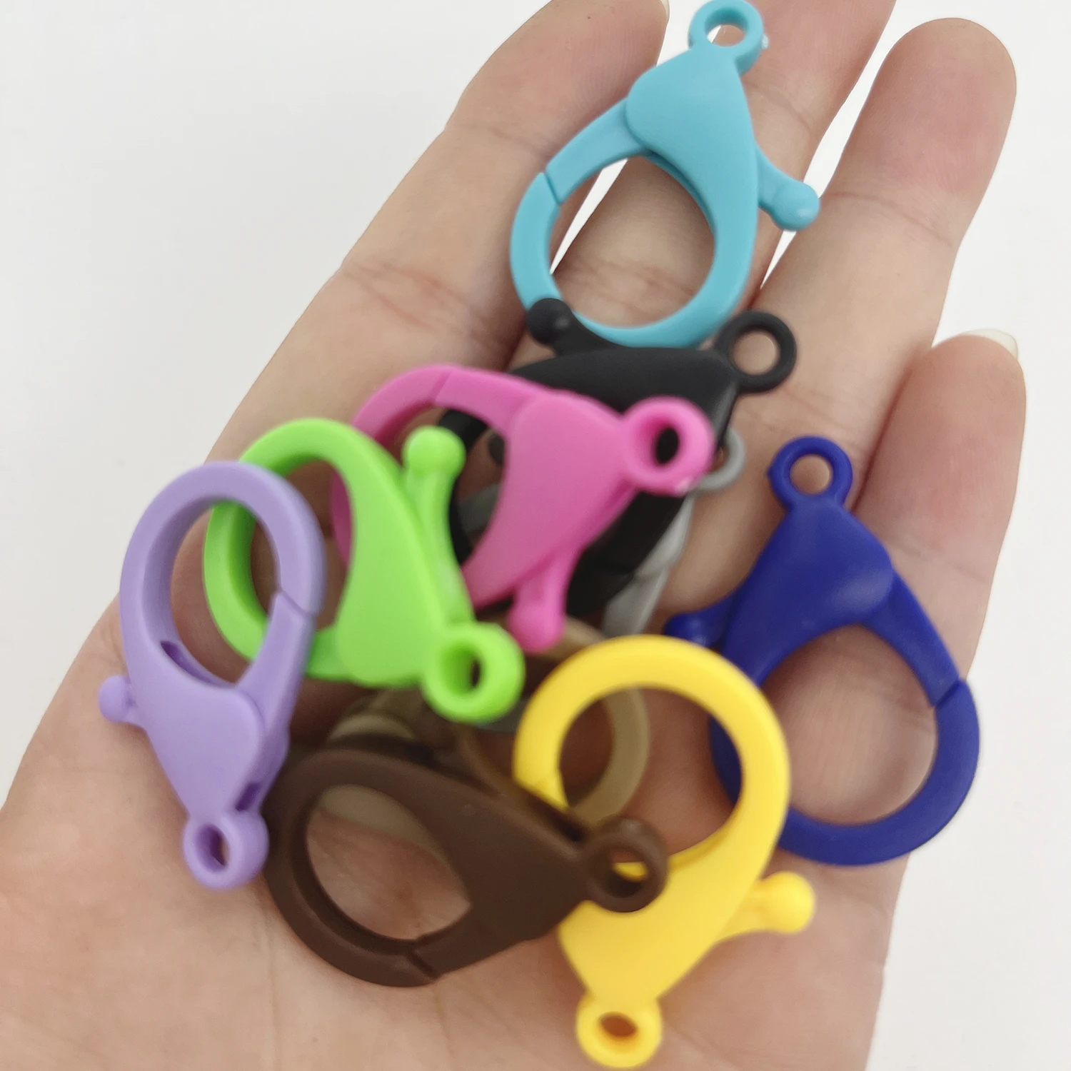 35style Alloy/Plastic DIY Jewelry Making Findings Supplies Heart Lobster Clasp Ball Chains Open Rings for Keychain Accessory |