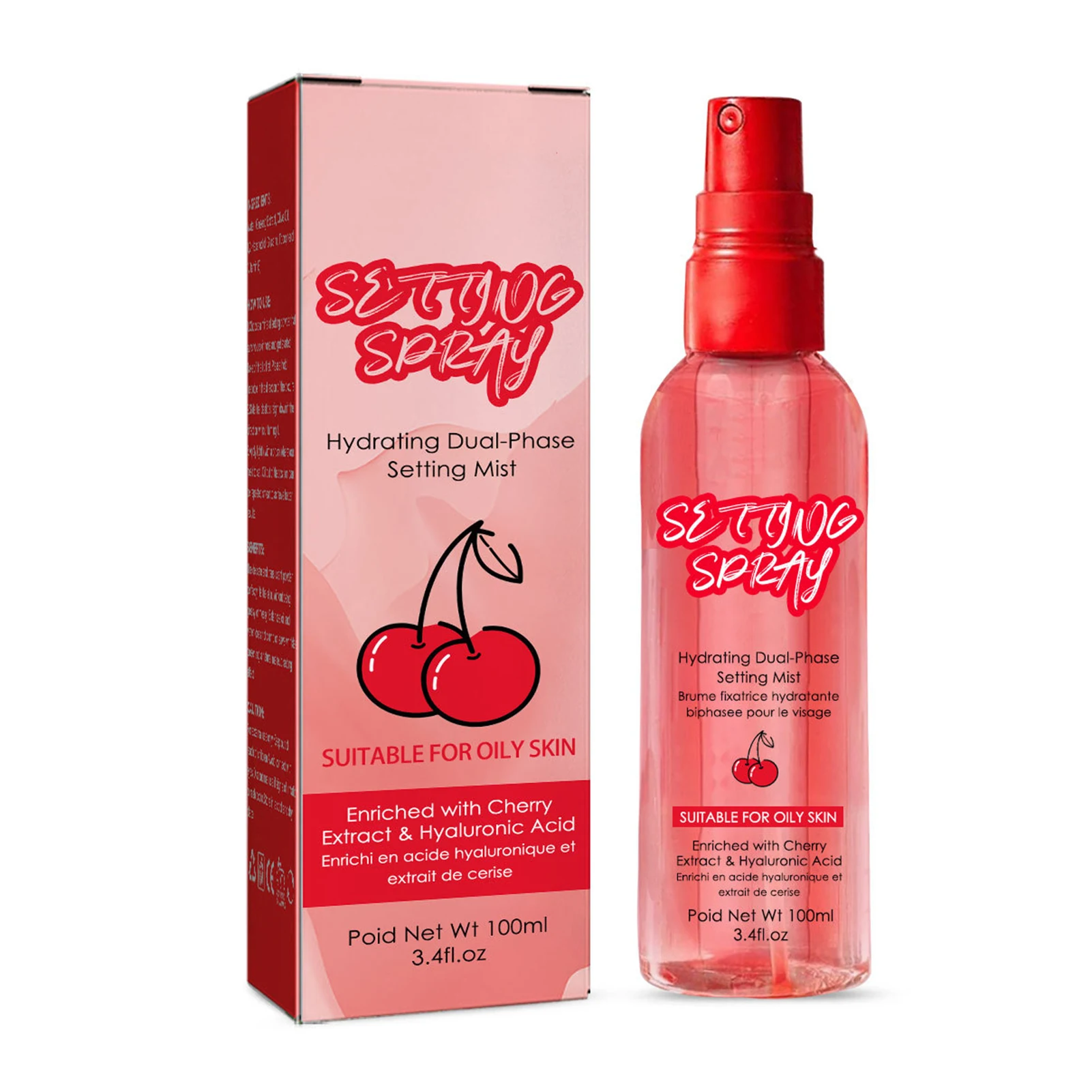 

100ml Facial Moisturizing Setting Spray Long-lasting and Waterproof Fast Film Forming Gift for Wife Girlfriend Friends SP99