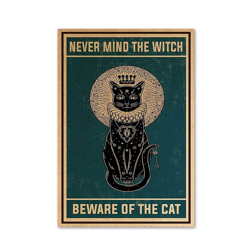 

Настенная картина WJWANG Черная кошка