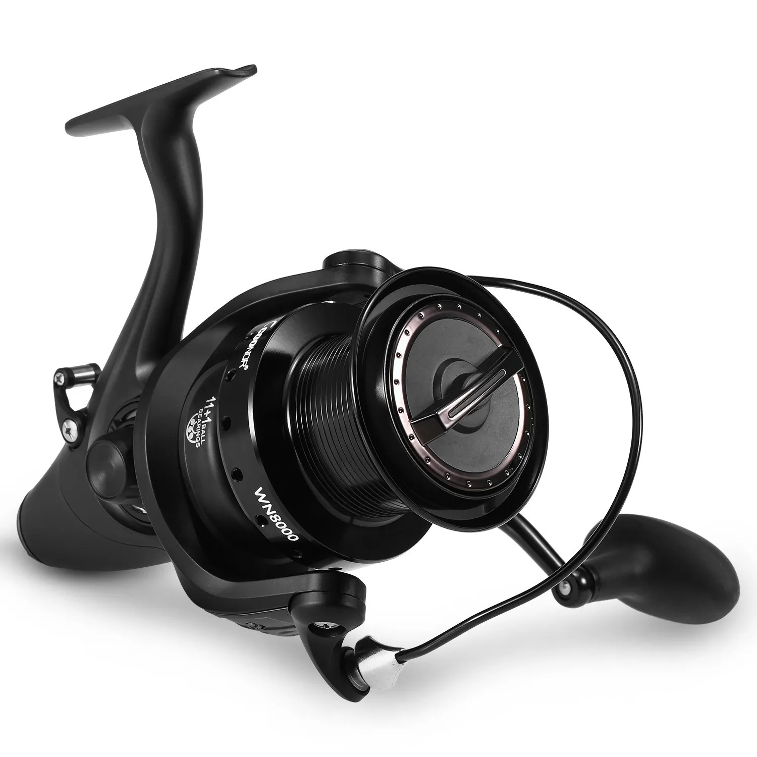 

11+1BB 5.1:1 Spinning Fishing Reel Interchangeable Left/Right Handle Front Rear Drag Sea Rock Fishing Spinning Reel