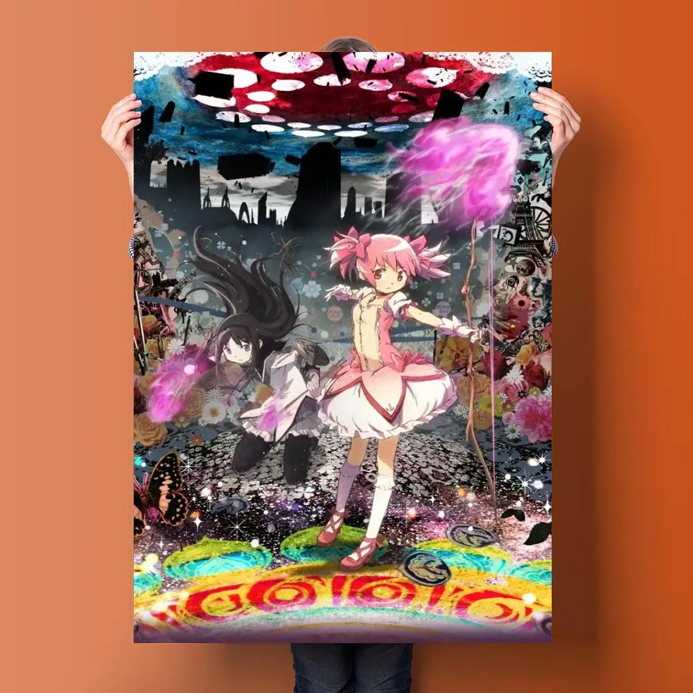 Плакат madoka magica настенный художественный плакат на холсте для современной семьи