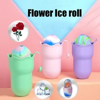 silicone ice pack massage ice tray moisturizing face eye skin care tools relieve fatigue flower shape beauty supplies