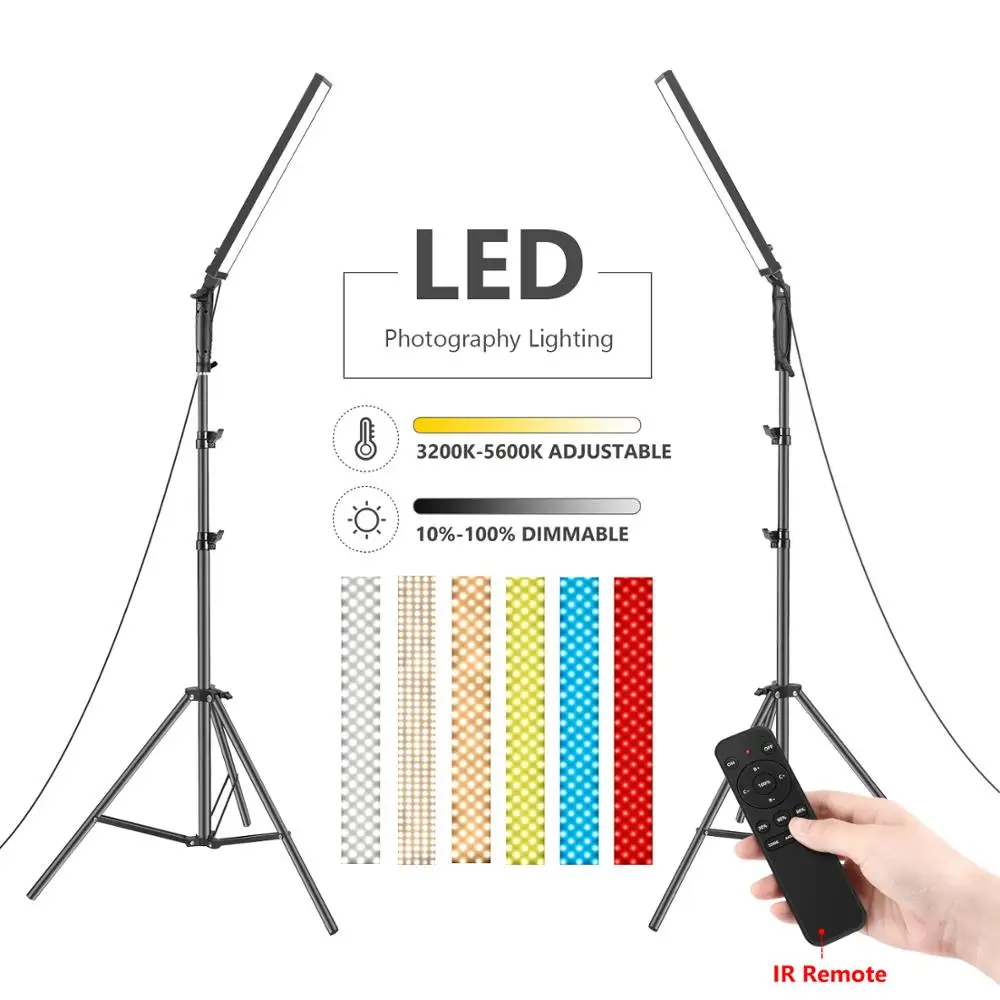 

Neewer LED Video Light Stick Kit,Handheld Video Lighting and 210 LED Beads/Stand/Infrared Remote Control for Photo YouTube Video