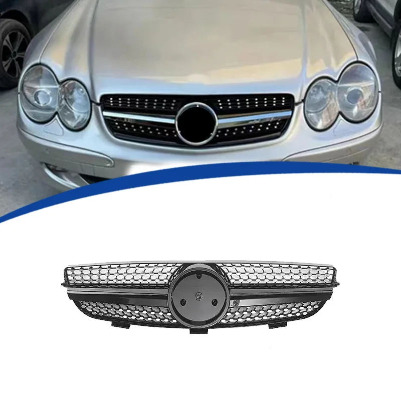 Для 2003-2009 CLK W209 Модифицированная решетка радиатора Mantianxing