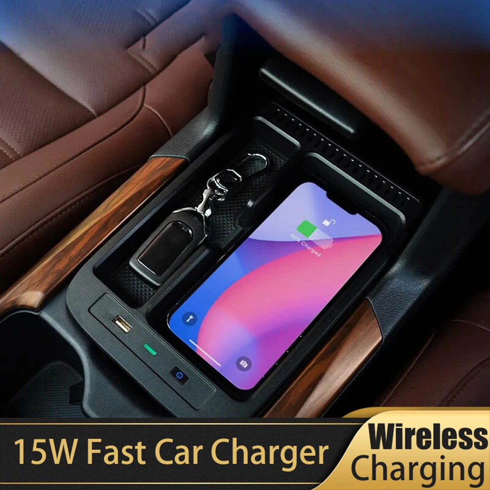 Быстрая зарядка накладка на центральную консоль для мобильного телефона Honda CRV CR-V