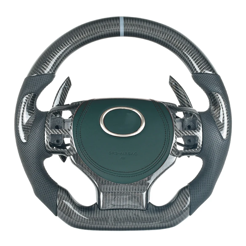 

Customized 100% Carbon Fiber Car Steering Wheel For Lexus RCF IS ISF ES ES250 IS250 IS300