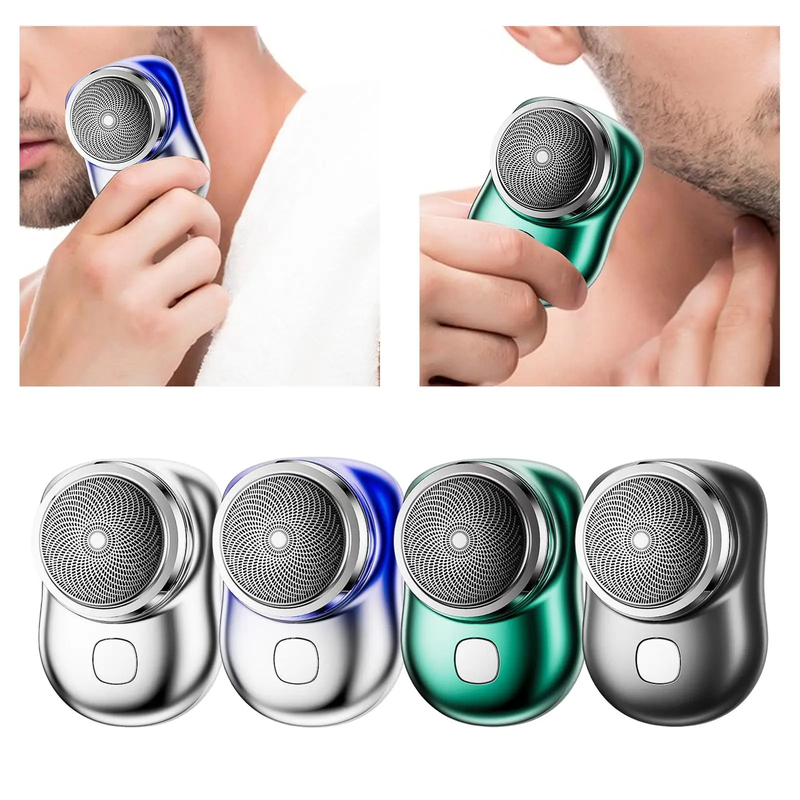 

Portable Electric Shaver Razor Beard Shaving Machine for Home Nose Hair Washable Beard Trimmer USB Rechargeable Men's Razor